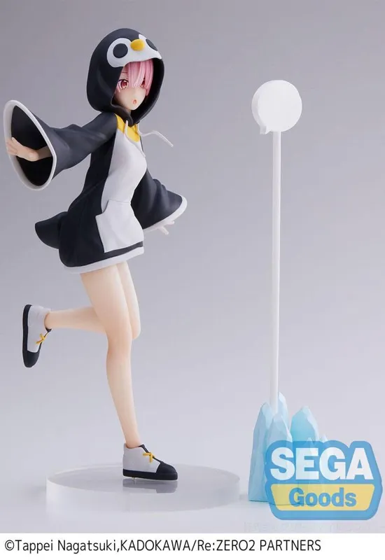 Re:Zero - Ram Kotoriasobi Pink - PVC Statue