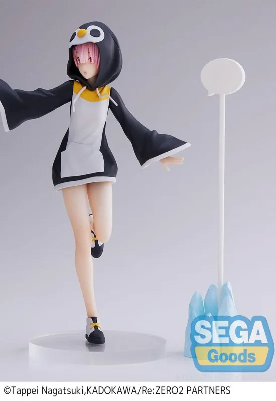 Re:Zero - Ram Kotoriasobi Pink - PVC Statue